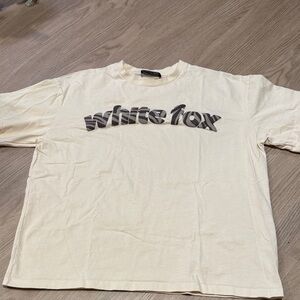 White fox zebra Tee